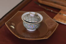 Load image into Gallery viewer, Tongxinshe Teahouse New Launch | "Full-bloom Green Plum &amp; Instant Fortune" Gaiwan，
