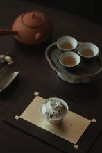 Load image into Gallery viewer, Tongxin She Teahouse Recommends: Ink Plum Gilded Gaiwan and Master Cup – A Cup Holds the Pure Soul of Plums and Snow
