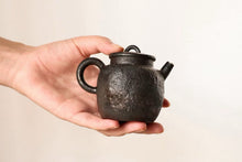Load image into Gallery viewer, Fire Marks Etched in Clay · Rustic Elegance Tongxin She Tea House presents: Wood-fired Hand-shaped Teapot 120cc
