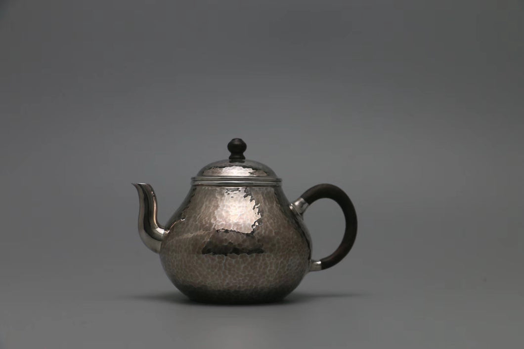 9999 Pure Silver Handmade 'Si Ting' Teapot