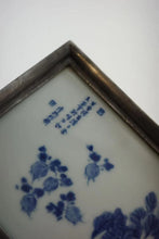 Load image into Gallery viewer, Tongxinshe Collection | Blue-and-White Fortune Tin-Wrapped Porcelain Tea Tray, A Tray Holding Timeless Serenity
