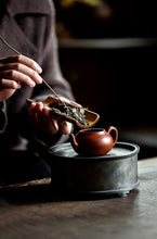 Load image into Gallery viewer, Brewing Taro-Aged Tea on Rainy Days, Vintage Brew Soothes the Soul 2006 Naturally Taro-scented Aged Liubao Tea
