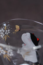 Load image into Gallery viewer, Tongxin Teahouse | Cat Chasing Butterfly Glass Fairness Pitcher: A Whimsical Gem for Your Tea Table
