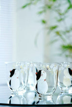 Load image into Gallery viewer, Tongxin Teahouse | Cat Chasing Butterfly Glass Fairness Pitcher: A Whimsical Gem for Your Tea Table
