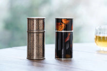 Load image into Gallery viewer, New Arrival at Tongxinshe Teahouse | Bamboo-inspired Pure Tin Portable Tea Caddy: Guarded by Tin, Fragrance Always by Your Side
