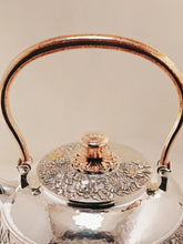 Load image into Gallery viewer, Recommendation for Collection: Intangible Cultural Heritage Master Mu Binglin&#39;s Handmade 999 Fine Silver &quot;Thousand Flowers Beam Pot&quot; at Tongxinshe Teahouse
