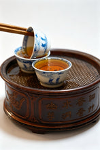 Load image into Gallery viewer, Aged Charm Nurtured in Storage, Premium Tea from Bulang—— 2007 Du Qiongzhi Signed Bulang Impression Ripe Pu'er Collected by Tongxin Teahouse
