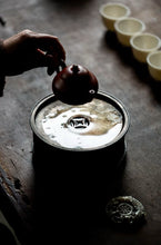 Load image into Gallery viewer, Brewing Taro-Aged Tea on Rainy Days, Vintage Brew Soothes the Soul 2006 Naturally Taro-scented Aged Liubao Tea
