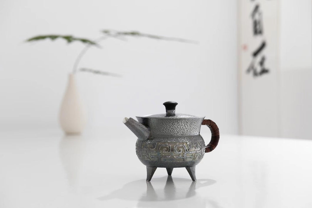 9999 sterling silver teapot 