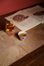 Load image into Gallery viewer, Elegance in Porcelain | Jingdezhen Underglaze Red Lotus Scroll Bell Cup, An Invitation to Oriental Tea Ceremony
