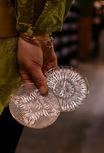 Load image into Gallery viewer, &quot;Filigree Pure Silver Coaster: The Imperial Craftsmanship of Yanjing Eight Masterpieces&quot;
