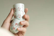 Load image into Gallery viewer, Tongxinshe Teahouse · Bone-Free Color Plum &amp; Bamboo "Double Purity" Fragrance-Sniffing Cup /梅竹双清闻香杯
