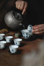 Load image into Gallery viewer, Jingdezhen Limited Edition &quot;Hand-painted Blue and White Poetry Set&quot;
