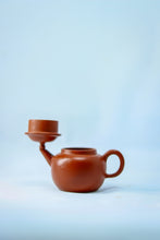 Load image into Gallery viewer, Tongxinshe Teahouse Collection: The Smallest Handmade Zhu Ni Teapot Online with Matching Landscape Cup
