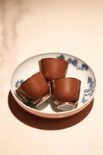 Load image into Gallery viewer, Handmade Vintage Purple-Gold Glaze Rimmed Gongfu Tea Set from Jingdezhen紫金釉功夫套装
