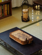 Load image into Gallery viewer, Bamboo Heralds Peace • Square Tea Tray&quot;
