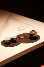 Load image into Gallery viewer, Handmade Vintage Purple-Gold Glaze Rimmed Gongfu Tea Set from Jingdezhen紫金釉功夫套装
