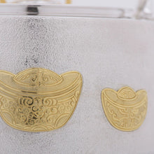 Load image into Gallery viewer, Collection grade unicorn gold ingot sterling silver pot/麒麟银壶
