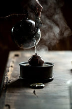 Load image into Gallery viewer, Brewing Taro-Aged Tea on Rainy Days, Vintage Brew Soothes the Soul 2006 Naturally Taro-scented Aged Liubao Tea

