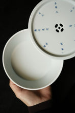 Load image into Gallery viewer, Recommended by Tongxinse Teahouse，Gongfu Tea Boat: Su Shi’s Poems in Blue and White，Blue-and-White Poetic Tea Boat
