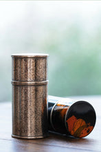 Load image into Gallery viewer, New Arrival at Tongxinshe Teahouse | Bamboo-inspired Pure Tin Portable Tea Caddy: Guarded by Tin, Fragrance Always by Your Side
