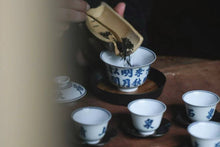 Load image into Gallery viewer, Jingdezhen Limited Edition &quot;Hand-painted Blue and White Poetry Set&quot;
