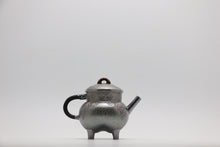 Load image into Gallery viewer, 9999 sterling silver handmade hammered Four-legged tea pot
