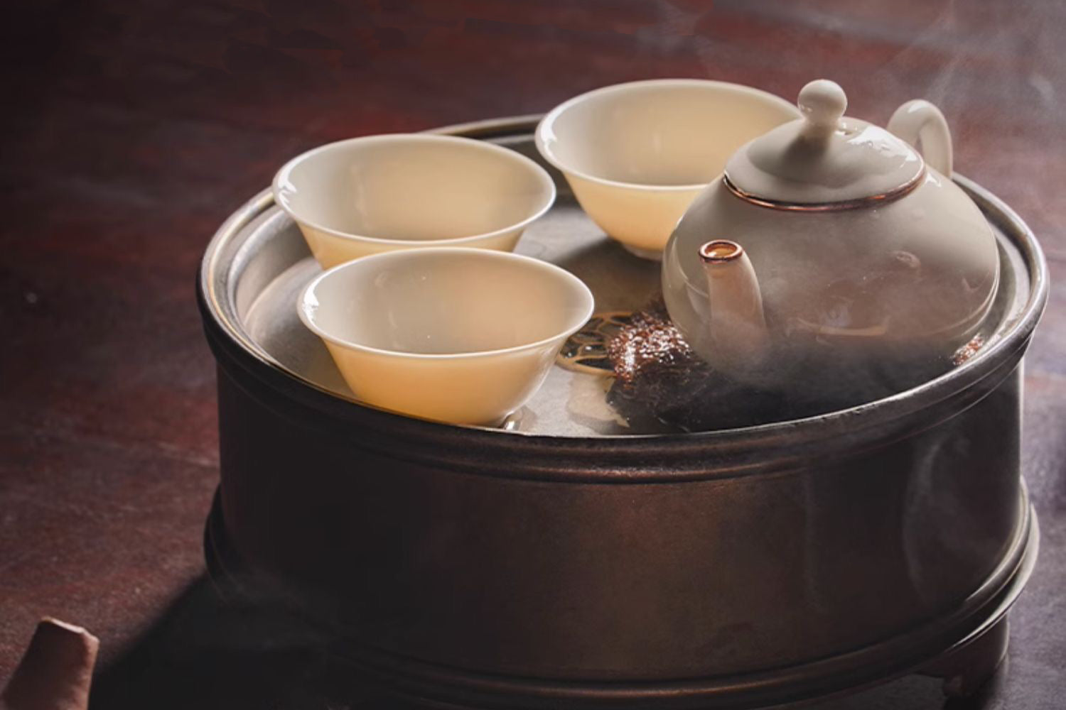 쿵푸 차 세트 (무료 사용 가능)