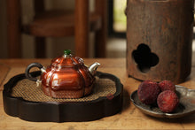 Load image into Gallery viewer, copper-clad silver tea, small silver pot铜包银小银壶
