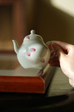 Load image into Gallery viewer, Jingdezhen Handpainted Strawberry Si Ting Small Porcelain Pot.
