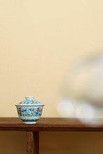 Load image into Gallery viewer, Doucai Fulu Gaiwan/斗彩福禄盖碗
