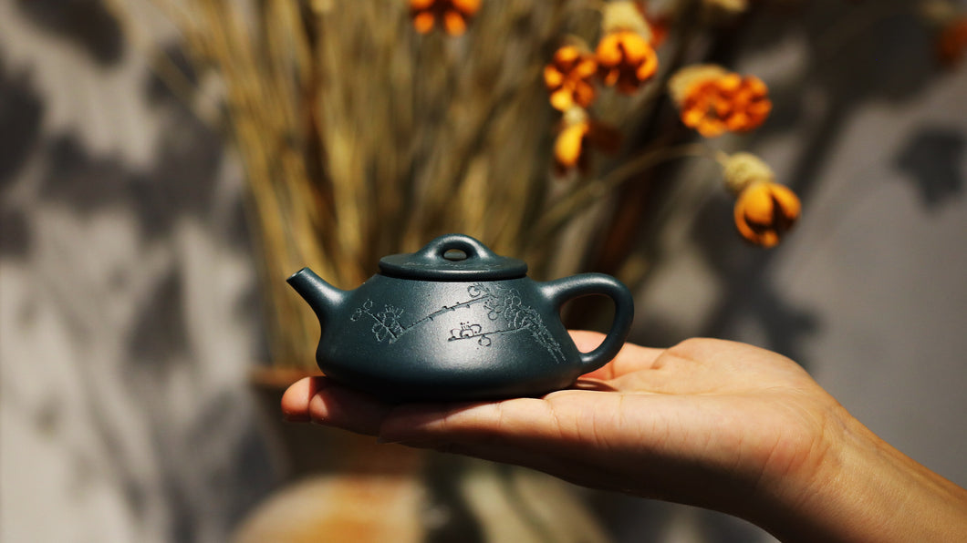 'Shi Piao' Mo Lv Ni Yixing Zisha Teapot