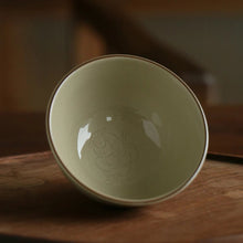 Load image into Gallery viewer, Song Dynasty antique clay handmade yellow and white glaze retro teacup tea cup high-end
