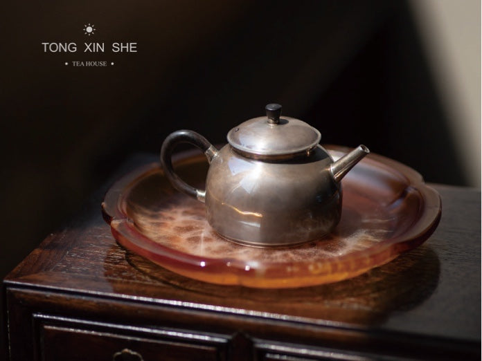 Jing Zhe Sterling silver teapot 惊蛰纯银茶壶– Tong Xin She