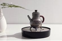 Load image into Gallery viewer, 9999 Shang three-legged sterling silver teapot
