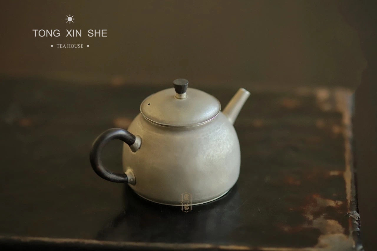 Jing Zhe Sterling silver teapot 惊蛰纯银茶壶– Tong Xin She