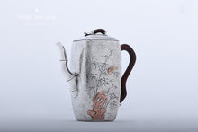 Load image into Gallery viewer, Bamboo News Safe 999.9 Sterling Silver Teapot
