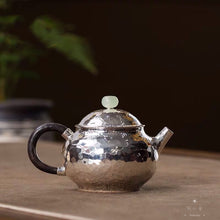 Load image into Gallery viewer, 9999 Pure Silver Handmade &#39;Rong Tian &#39; Teapot
