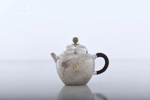 Load image into Gallery viewer, 9999 sterling silver Fulu handmade treasure silver teapot
