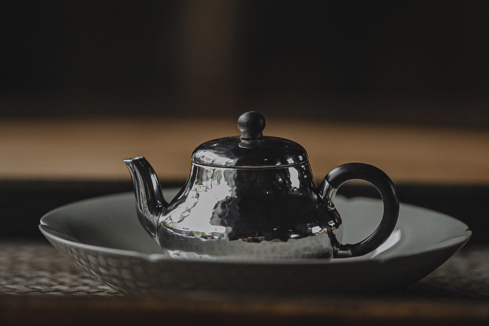 Small Jun De Sterling Silver Teapot