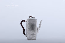 Load image into Gallery viewer, Bamboo News Safe 999.9 Sterling Silver Teapot

