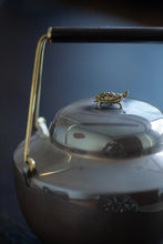 Load image into Gallery viewer, &quot;Turtle and Crane Yannian&quot; sterling silver kettle
