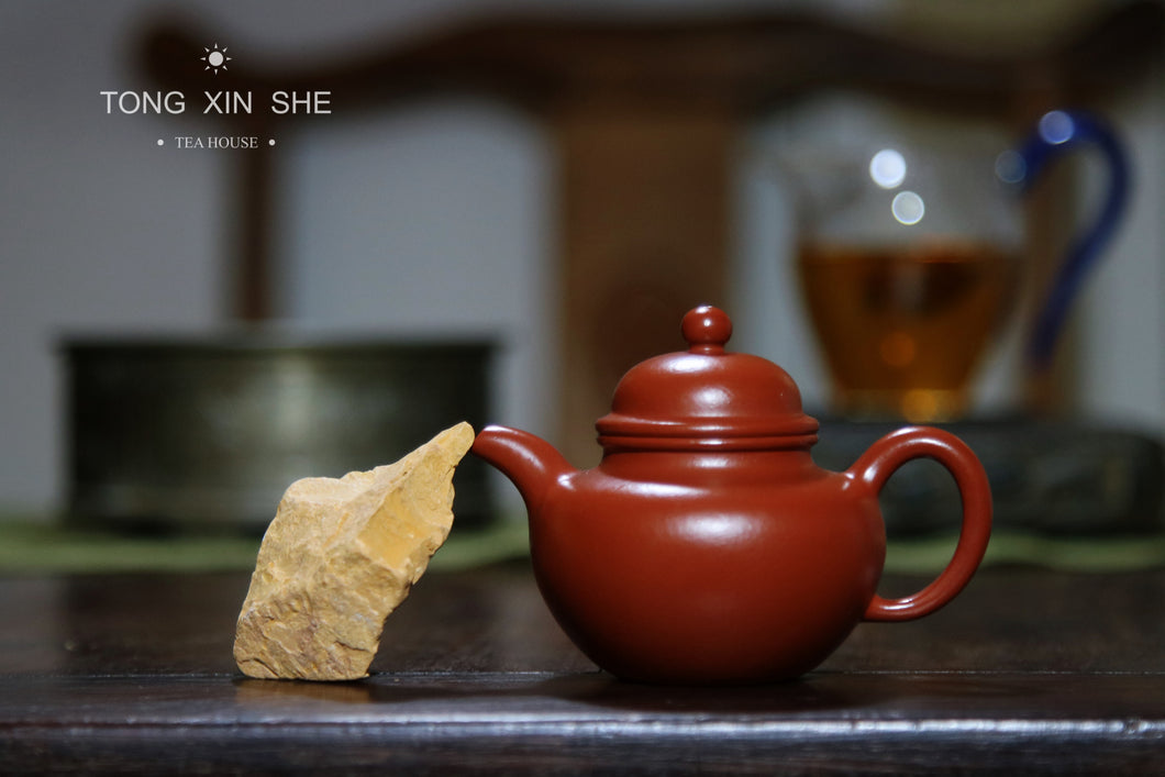 Small coal kiln Zhu Ni teapot, fully handmade capacity 100cc