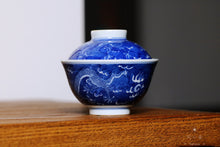 Load image into Gallery viewer, 🐉 Jingdezhen Blue and White Porcelain Dragon Gaiwan
